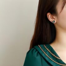 Enamel Butterfly Earrings - ArtGalleryZen