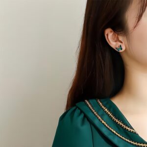 Enamel Butterfly Earrings - ArtGalleryZen