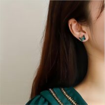 Enamel Butterfly Earrings - ArtGalleryZen