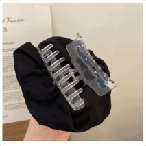 French Temperament Rose Flower Hair Claw Clip - ArtGalleryZen