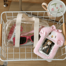 Furry My Melody Cinnamoroll Kpop Keychain Photocard Holder - ArtGalleryZen