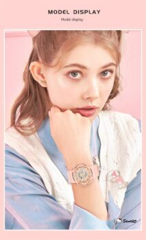 Genuine Sanrio Hello Kitty Waterproof Multifunction Electronic Dual Display Quartz Watch - ArtGalleryZen