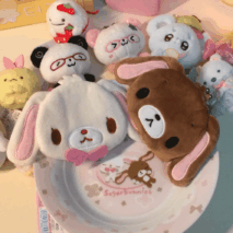 Genuine Sanrio Sugarbunnies Plush Mouth Gold Bag - ArtGalleryZen