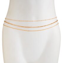 Geometric 3pcs Figaro Saturn Belly Chain Set - ArtGalleryZen