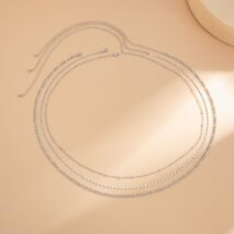 Geometric 3pcs Figaro Saturn Belly Chain Set - ArtGalleryZen