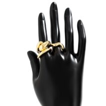 Geometric 3pcs Gold Plated Waterdrop Open Ring Set - ArtGalleryZen