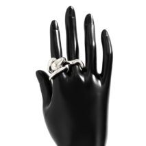 Geometric 3pcs Gold Plated Waterdrop Open Ring Set - ArtGalleryZen
