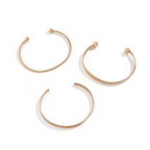 Geometric 3 Pieces Bangle Bracelet Set - ArtGalleryZen