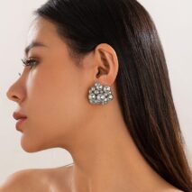Geometric Abstract Explosion Earrings - ArtGalleryZen