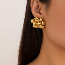 Geometric Abstract Explosion Earrings - ArtGalleryZen