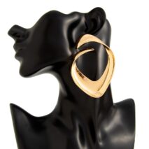 Geometric Chunky Irregular Curl Stud Earrings - ArtGalleryZen