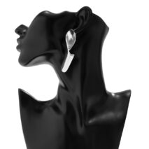 Geometric Chunky Irregular Twisted Dangle Earrings - ArtGalleryZen