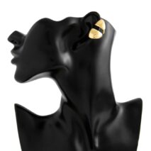 Geometric Glossy Irregular Pattern Ear Wrap Earring - ArtGalleryZen