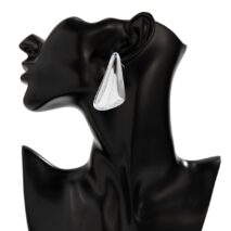 Geometric Glossy Triangle Dangle Earrings - ArtGalleryZen