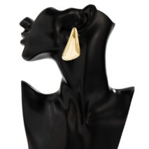 Geometric Glossy Triangle Dangle Earrings - ArtGalleryZen