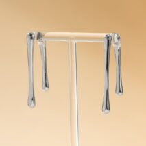 Geometric Gold Silver Plated Flow Waterdrop Earrings - ArtGalleryZen