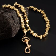 Geometric Irregular Beaded Trouser Chain - ArtGalleryZen
