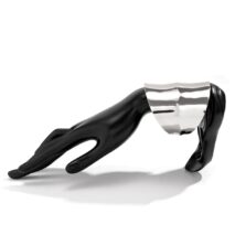 Geometric Irregular Wide Open Cuff Bracelet - ArtGalleryZen
