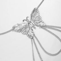 Geometric Layered Butterfly Tassel Thigh Leg Chain - ArtGalleryZen