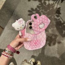Glitter Hello Kitty Backpack Mirror Phone Case - ArtGalleryZen