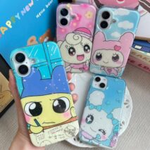 Glitter Star Tamagotchi iPhone Case - ArtGalleryZen