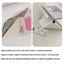 Glitter Sylvanian Families Magnetic Detachable iPad Case - ArtGalleryZen