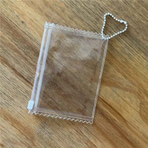Glitter Transparent Candy Bag Kpop Keychain Photocard Holder - ArtGalleryZen