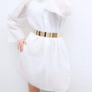 Gold Stylish Girls Ladies Women Skinny Waist Belt - ArtGalleryZen