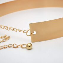 Gold Stylish Girls Ladies Women Skinny Waist Belt - ArtGalleryZen
