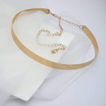 Gold Tone Stylish Waist Belt - Minimalist Skinny Belly Belt - I DO Wedding Sash - ArtGalleryZen