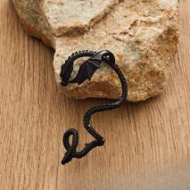 Gothic Antique Dragon Ear Cuff Climber Crawler Wrap Earring - ArtGalleryZen