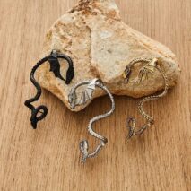 Gothic Antique Dragon Ear Cuff Climber Crawler Wrap Earring - ArtGalleryZen
