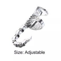 Gothic Dark Nail Finger Armor Movable Scorpion Ring - ArtGalleryZen