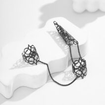 Gothic Dark Nail Fingers Hand Armor Nails Claws Finger Chain Rings - ArtGalleryZen