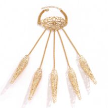 Gothic Five Finger Armor Nails Mittens Bracelet - ArtGalleryZen