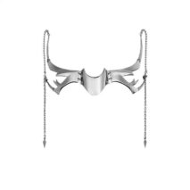 Gothic Hip Hop Glamorous Metallic Face Mask - ArtGalleryZen