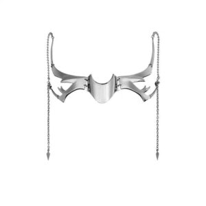 Gothic Hip Hop Glamorous Metallic Face Mask - ArtGalleryZen