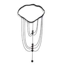 Gothic Layered Sequin Charm Elastic Thigh Leg Chain - ArtGalleryZen