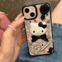 Gothic Y2K Hello Kitty iPhone Case - ArtGalleryZen