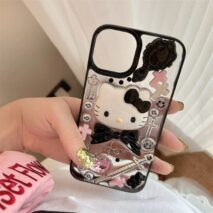 Gothic Y2K Hello Kitty iPhone Case - ArtGalleryZen