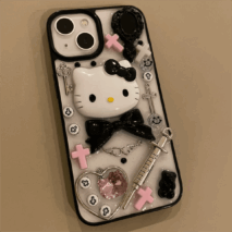 Gothic Y2K Hello Kitty iPhone Case - ArtGalleryZen