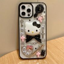 Gothic Y2K Hello Kitty iPhone Case - ArtGalleryZen