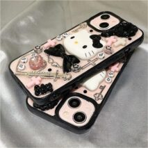 Gothic Y2K Hello Kitty iPhone Case - ArtGalleryZen
