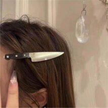 Halloween Funny Knife Shape Hair Clip - ArtGalleryZen