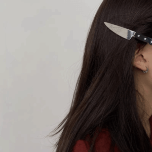 Halloween Funny Knife Shape Hair Clip - ArtGalleryZen
