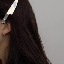 Halloween Funny Knife Shape Hair Clip - ArtGalleryZen
