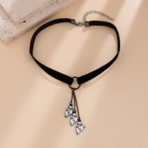 Halloween Ghost Pendant Velvet Necklace - ArtGalleryZen
