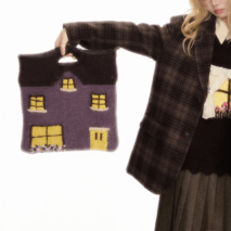 Handmade Cottage Knitted Tote Bag - ArtGalleryZen