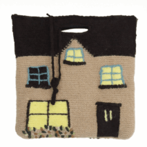Handmade Cottage Knitted Tote Bag - ArtGalleryZen