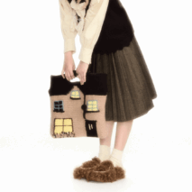 Handmade Cottage Knitted Tote Bag - ArtGalleryZen